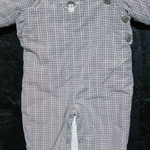 Janie and Jack Gray Checkered Kids Jacket